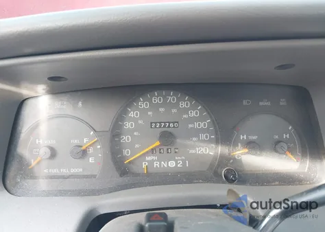 1997 Mercury Grand Marquis Gs from USA, damaged, VIN 2MELM74W8VX667379